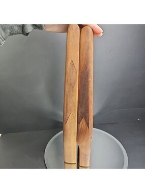 1950-60s Winchester Authentic Black Walnut Wood Cut For Lamp Making Crafts CA